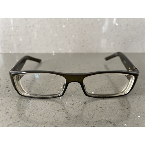 Gucci Accessories - Gucci GG 1444 988 Brown Rectangular Eyeglasses Frames ONLY 130 Full Rim Italy